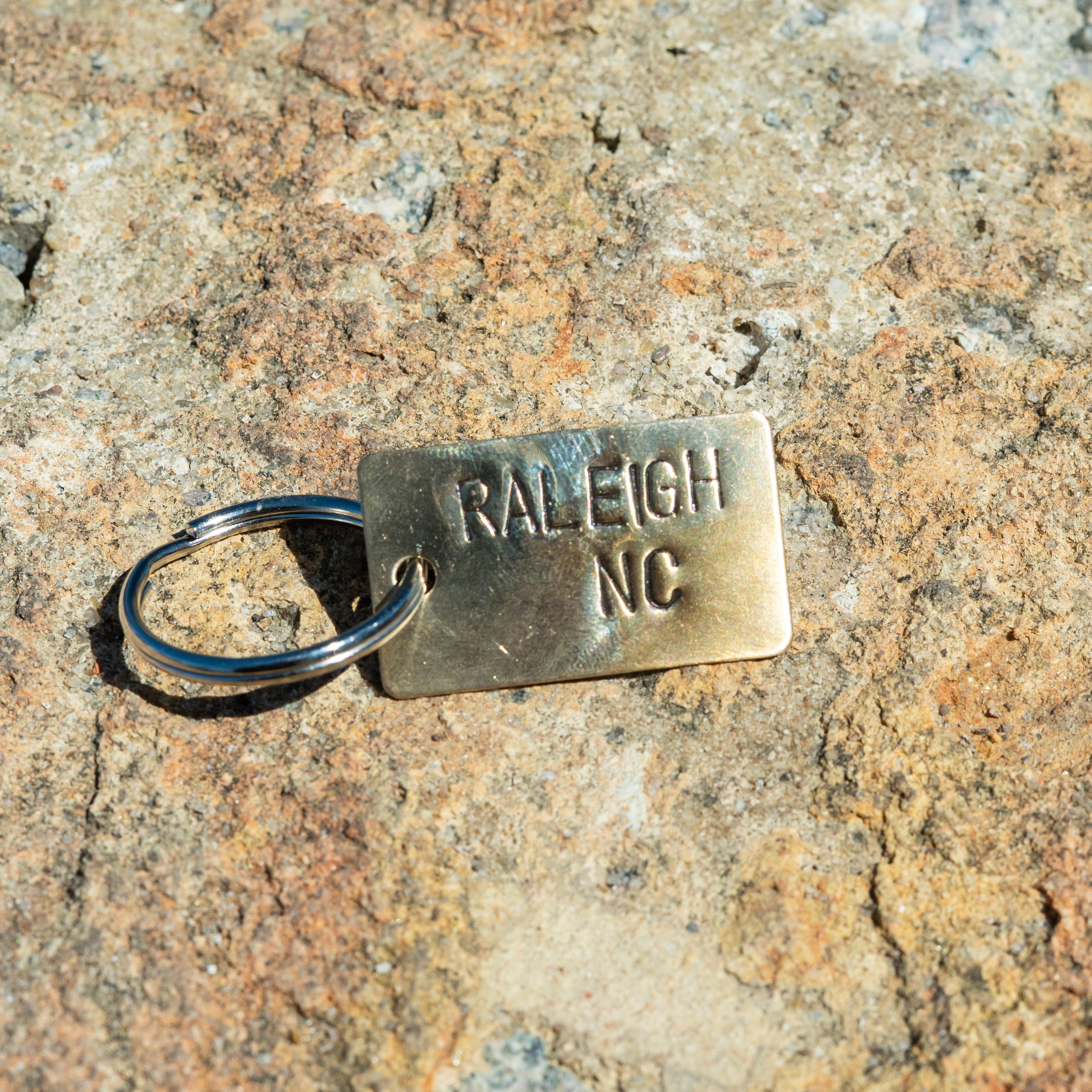 Hand Stamped Grown Folks Keychain