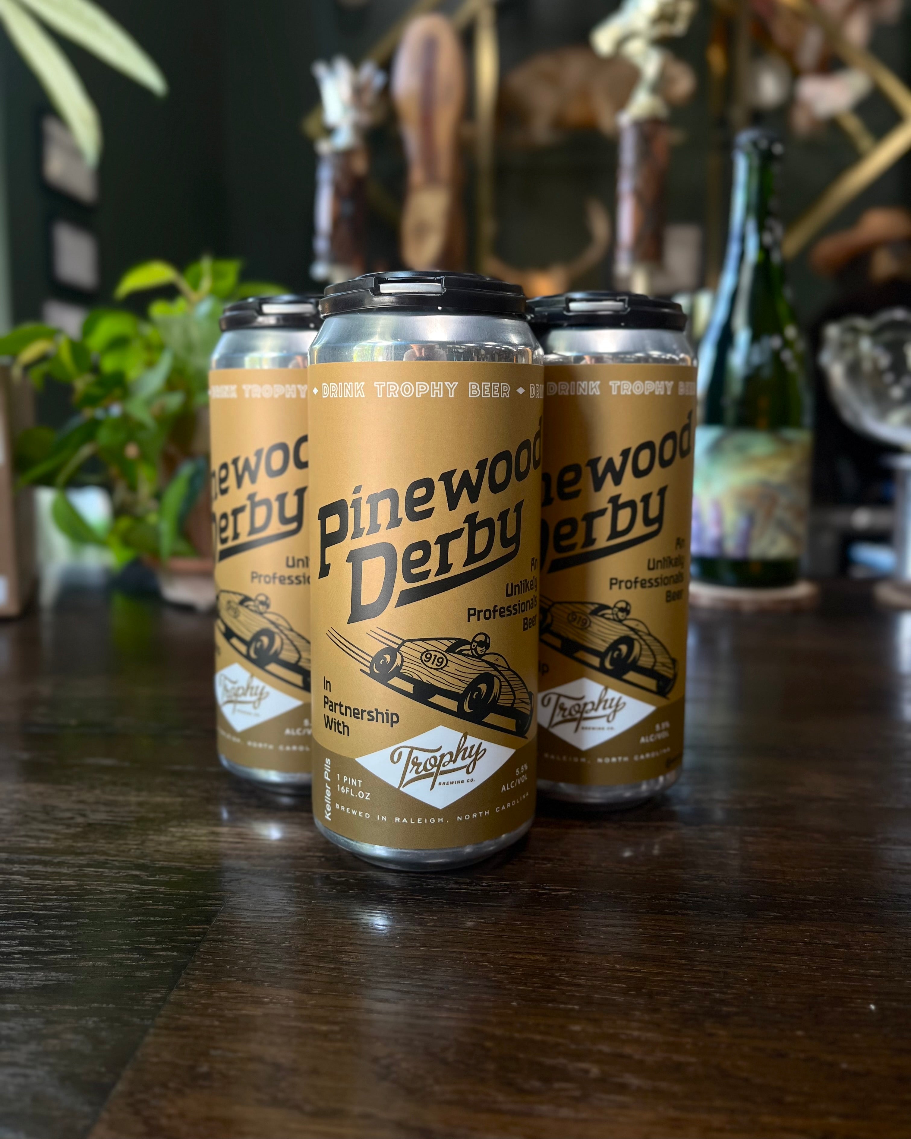Trophy: Unlikely Pro's Pinewood Pils (4-Pack)