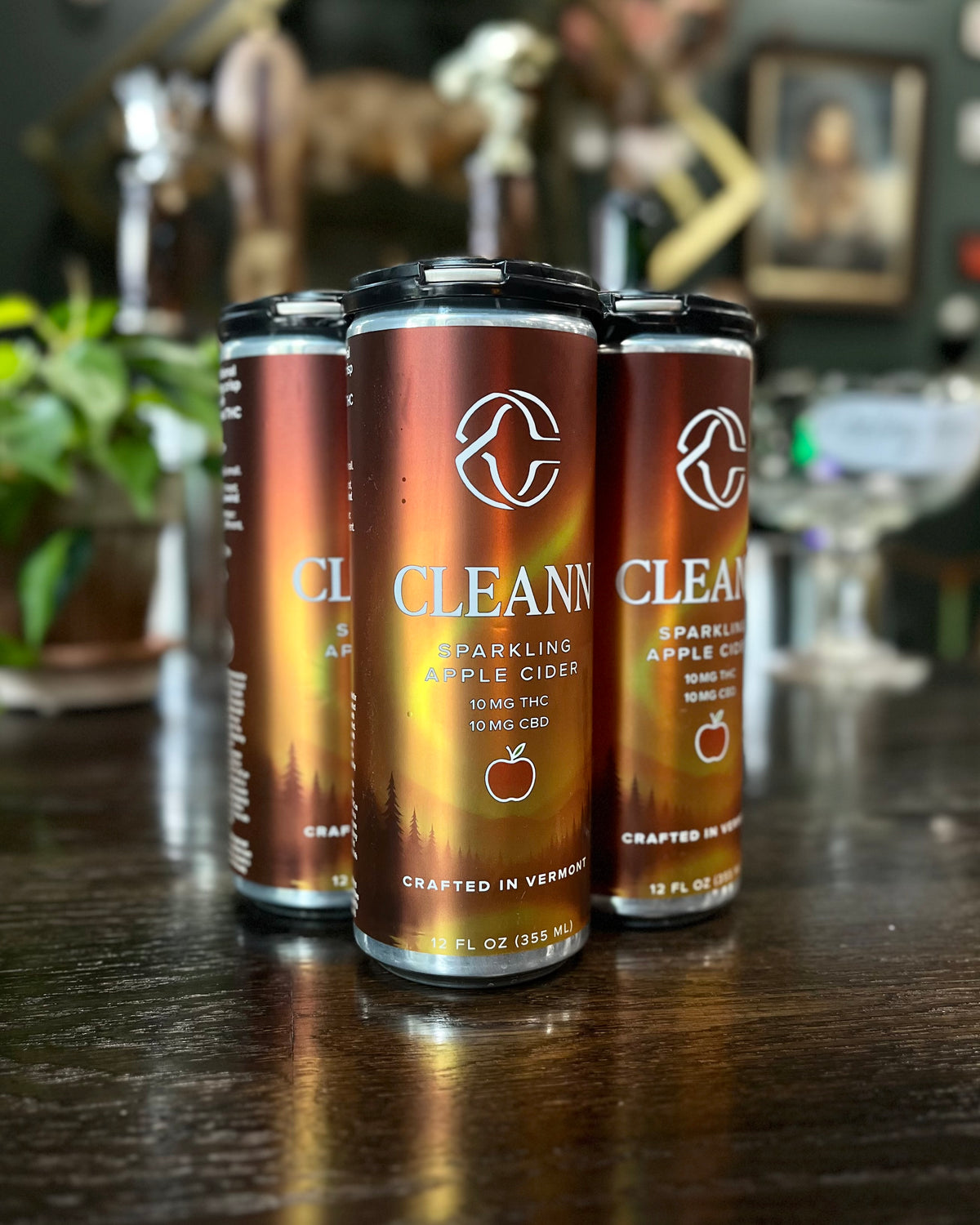 CLEANN Sparkling Apple Cider THC (4-Pack)