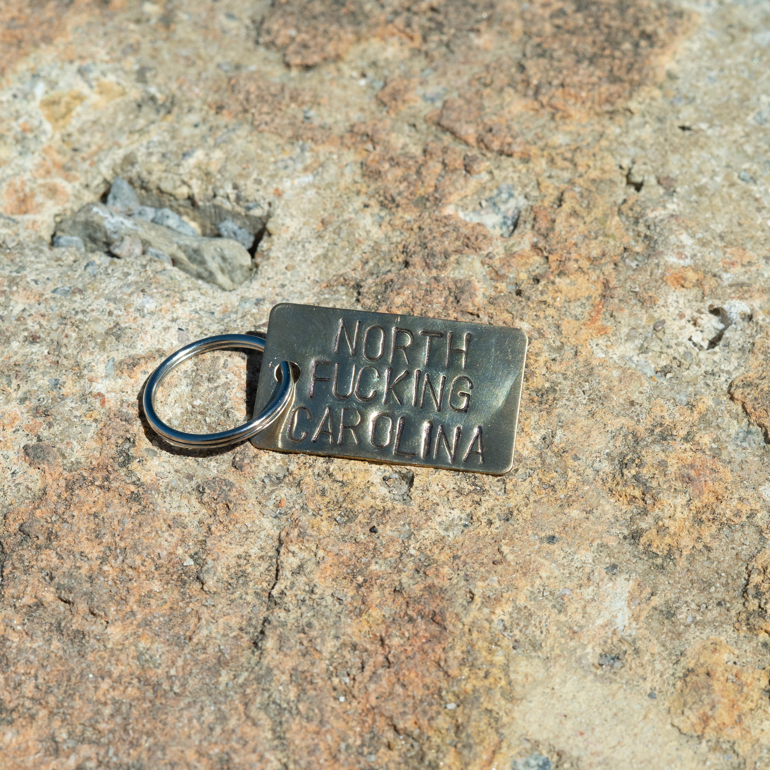 Hand Stamped Grown Folks Keychain