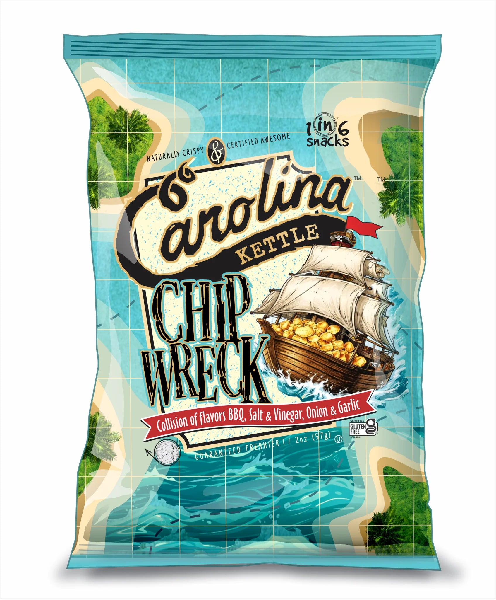 Chip Wreck Kettle Chips - 2 oz