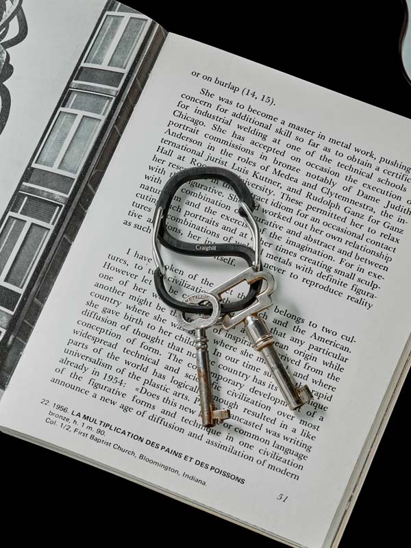 Coachwhip Carabiner: Vapor Black