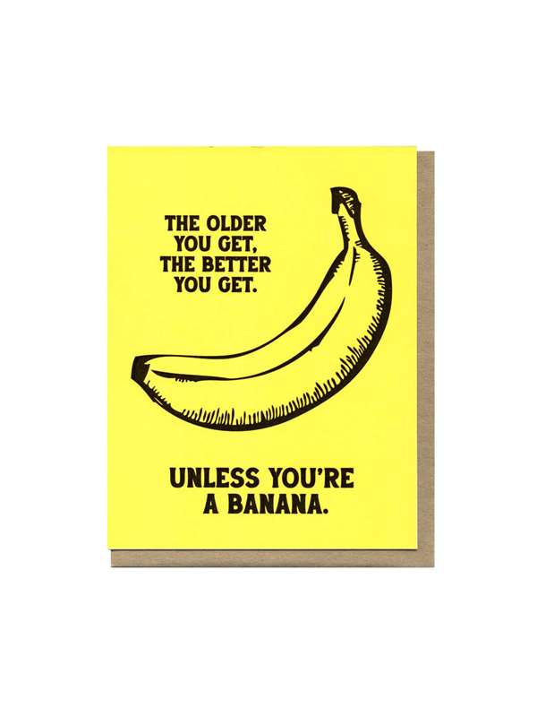 Banana Birthday Card