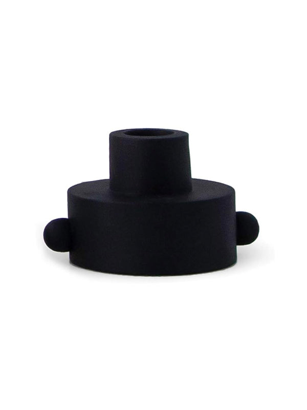 Dual Function Taper & Tea Light Holder: Black