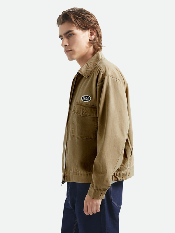 Trademark Lightweight Garage Jacket: Washed Khaki