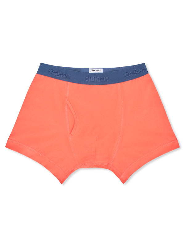 Organic Cotton Boxer Briefs: Burnt Sienna