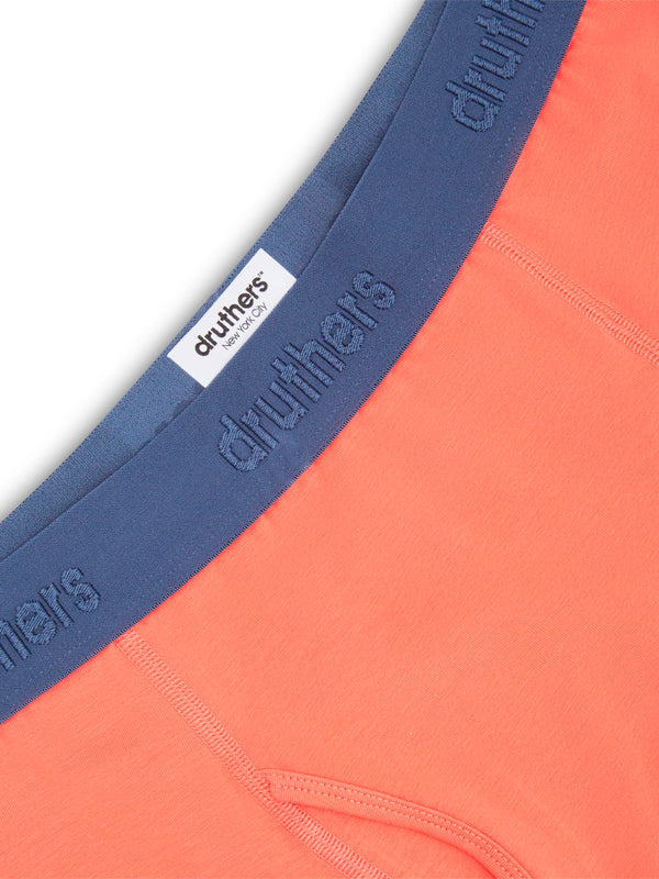 Organic Cotton Boxer Briefs: Burnt Sienna