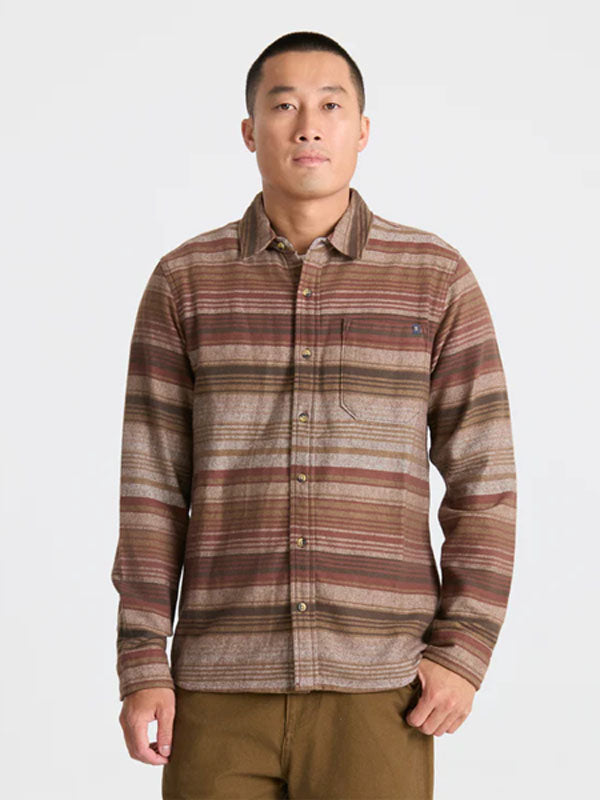 Crossroads Organic Cotton Flannel: Red Clay