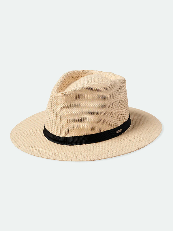 Carolina Straw Packable Hat: Natural