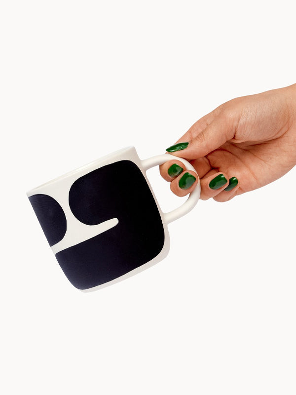 Mug: Colorblock (Black/White)