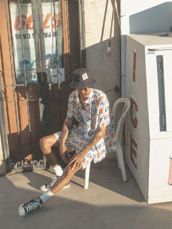 Colt 45 x Brixton Woven Shirt: Multi