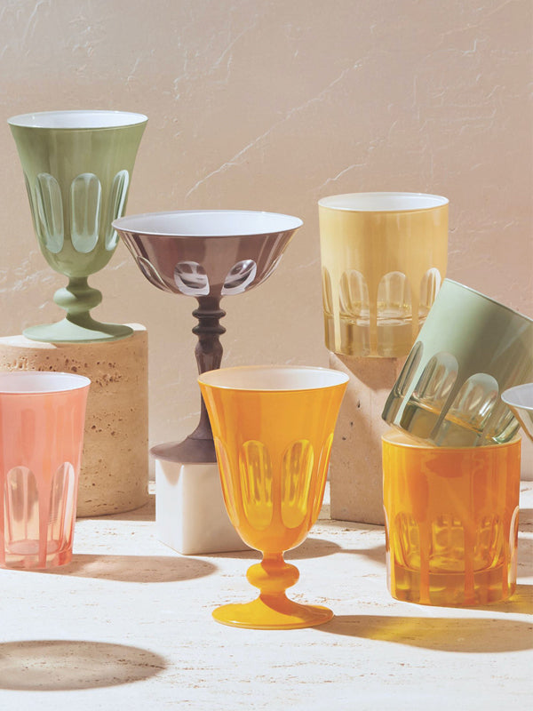 Rialto Old Fashioned Glass: Creme (Single)