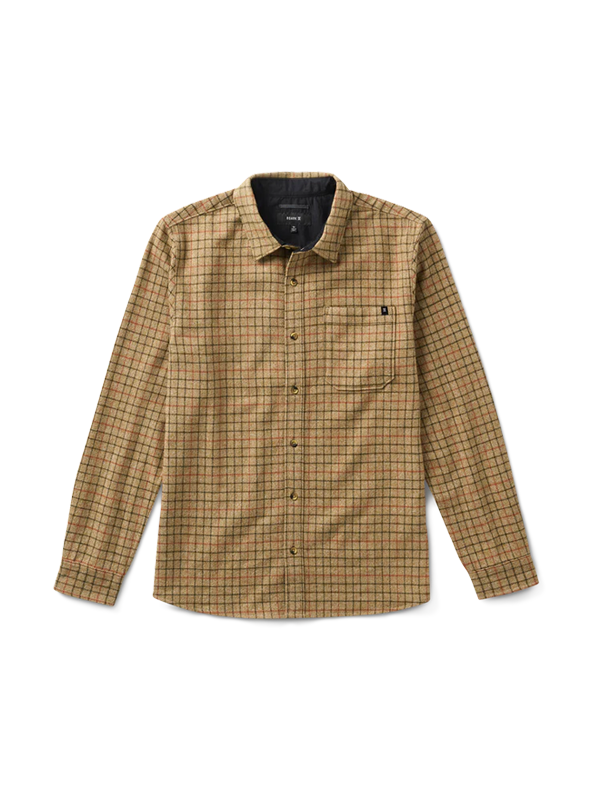 Crossroads Organic Cotton Flannel: Khaki