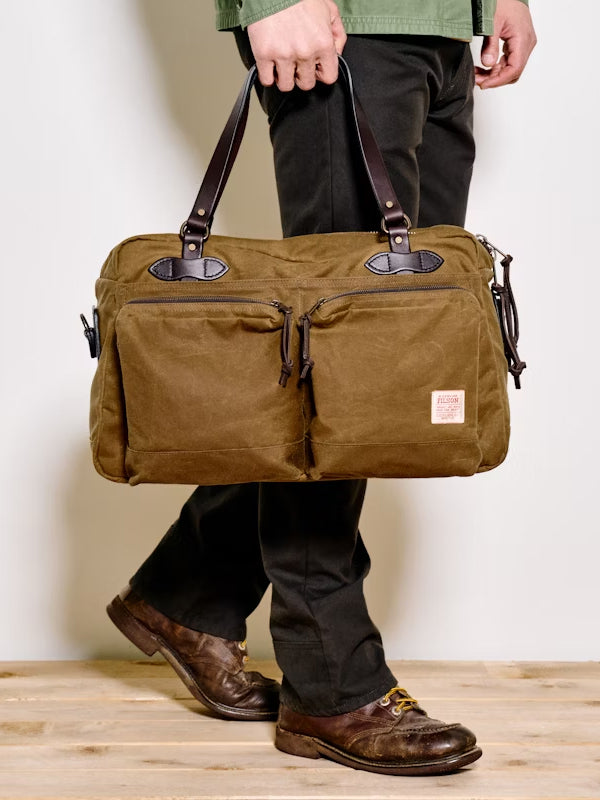 48 Hour Tin Cloth Duffle Bag: Dark Tan