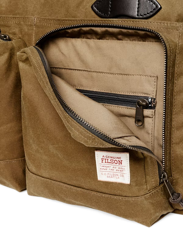 48 Hour Tin Cloth Duffle Bag: Dark Tan