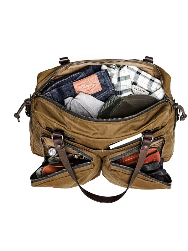 48 Hour Tin Cloth Duffle Bag: Dark Tan