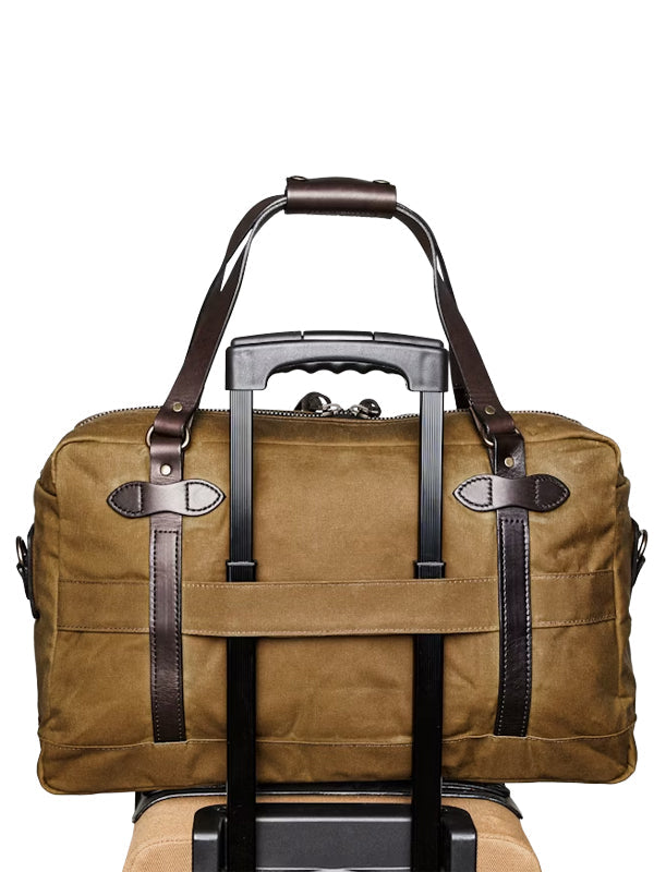 48 Hour Tin Cloth Duffle Bag: Dark Tan