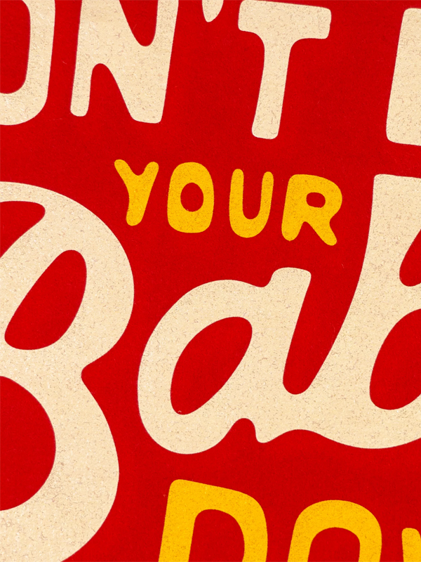 John Prine x Oxford Pennant: Don't Let Your Baby Down Camp Flag