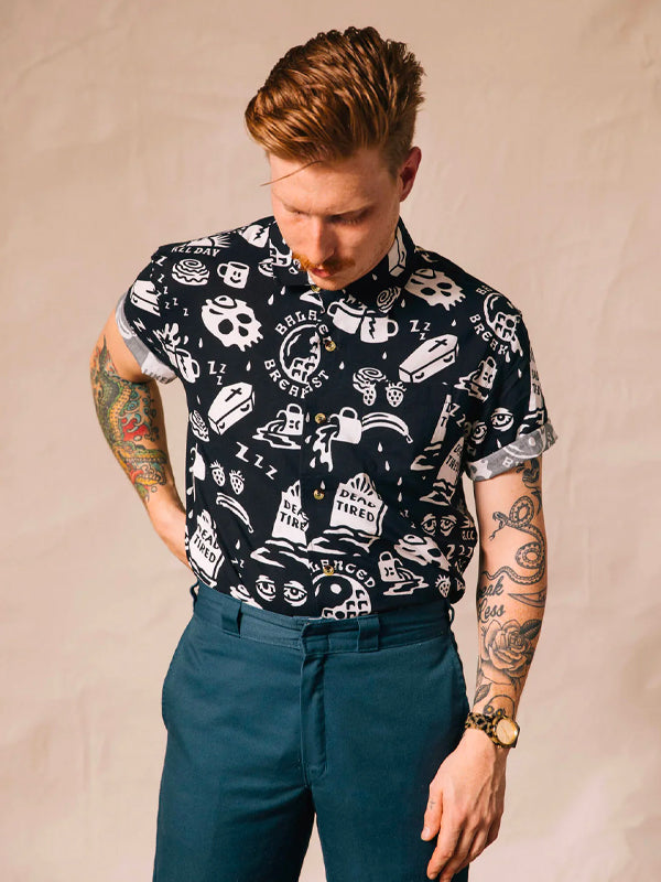 Dead Tired Button Up Shirt