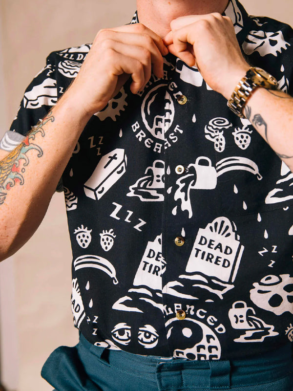 Dead Tired Button Up Shirt