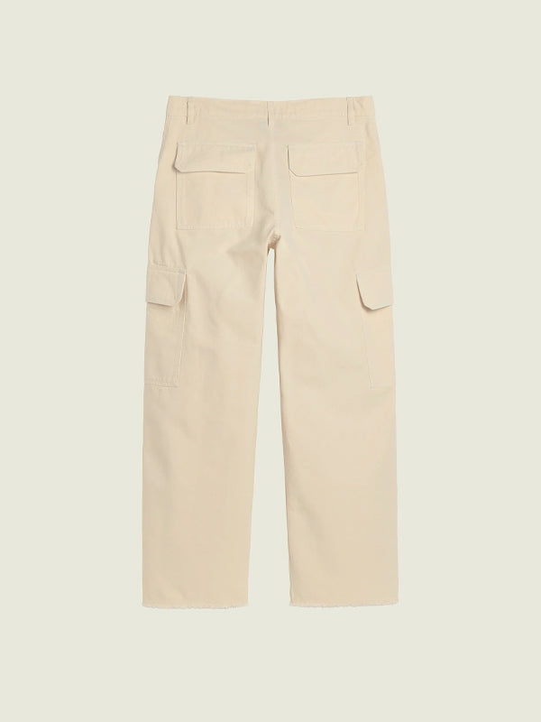 Ecru Tarp Canvas Pants