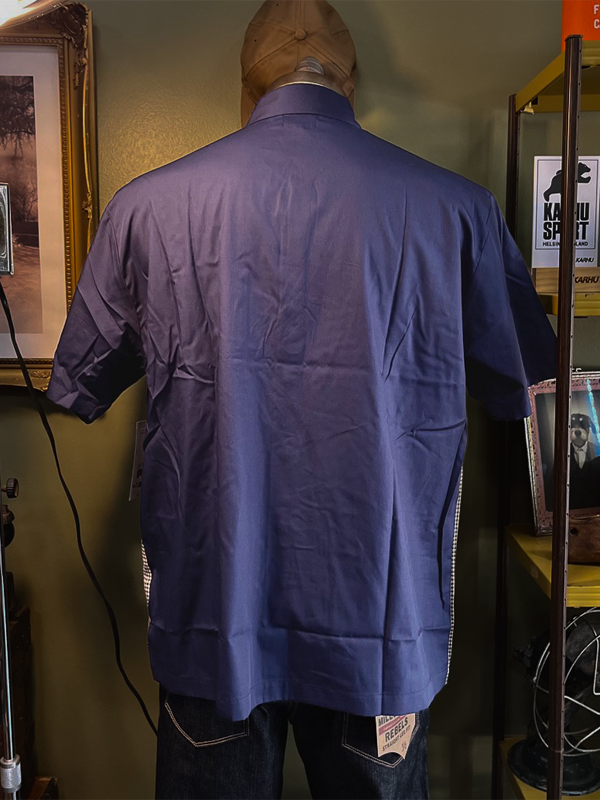 Cru Short Sleeve: Classic Navy Color Blocked
