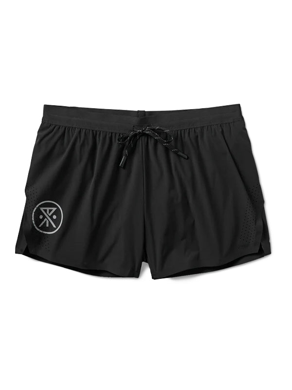 Alta Elite Run Shorts: Black