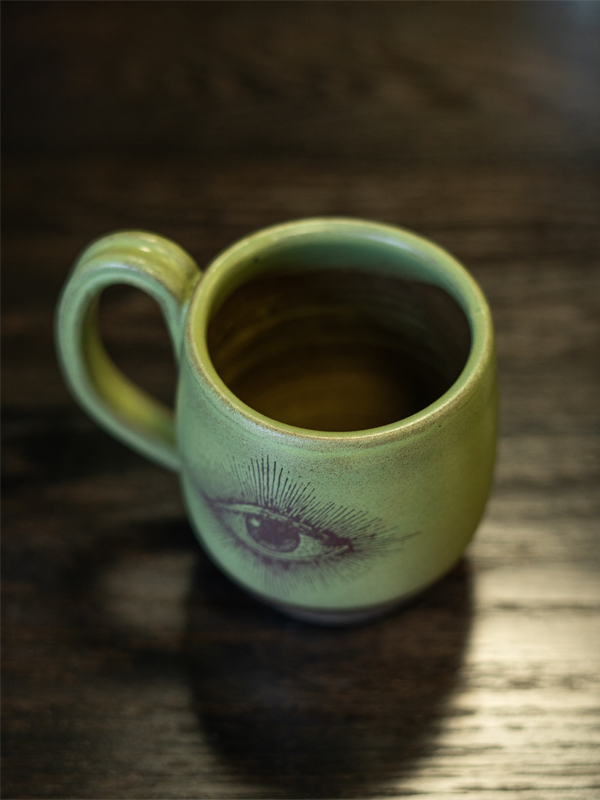 Mug: Eye (Olive Green)