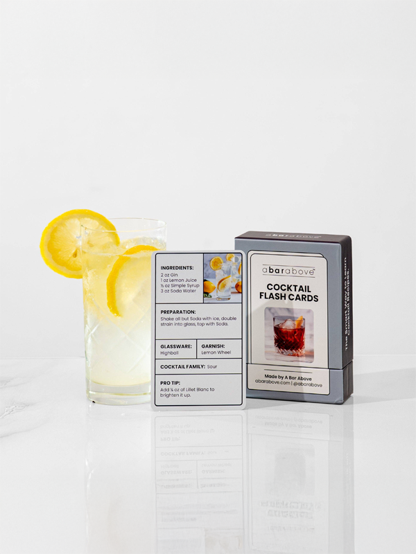 Cocktail Recipe Flash Cards