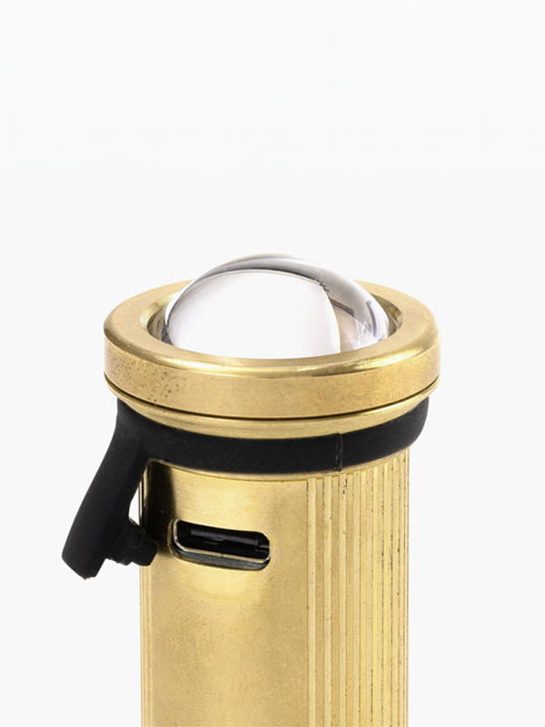 Mini Flashlight: Gold