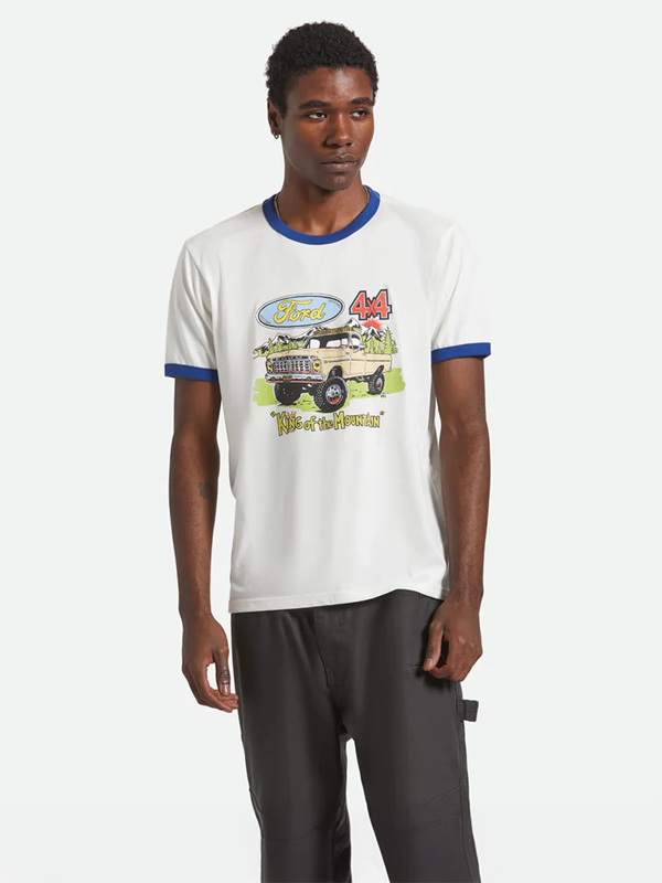Ford King Of The Mountains Ring Tee - Wimbledon White