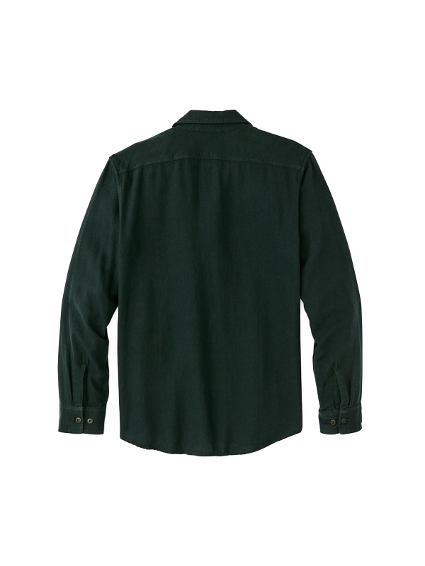The Rangeland Flannel Shirt: Forest Green