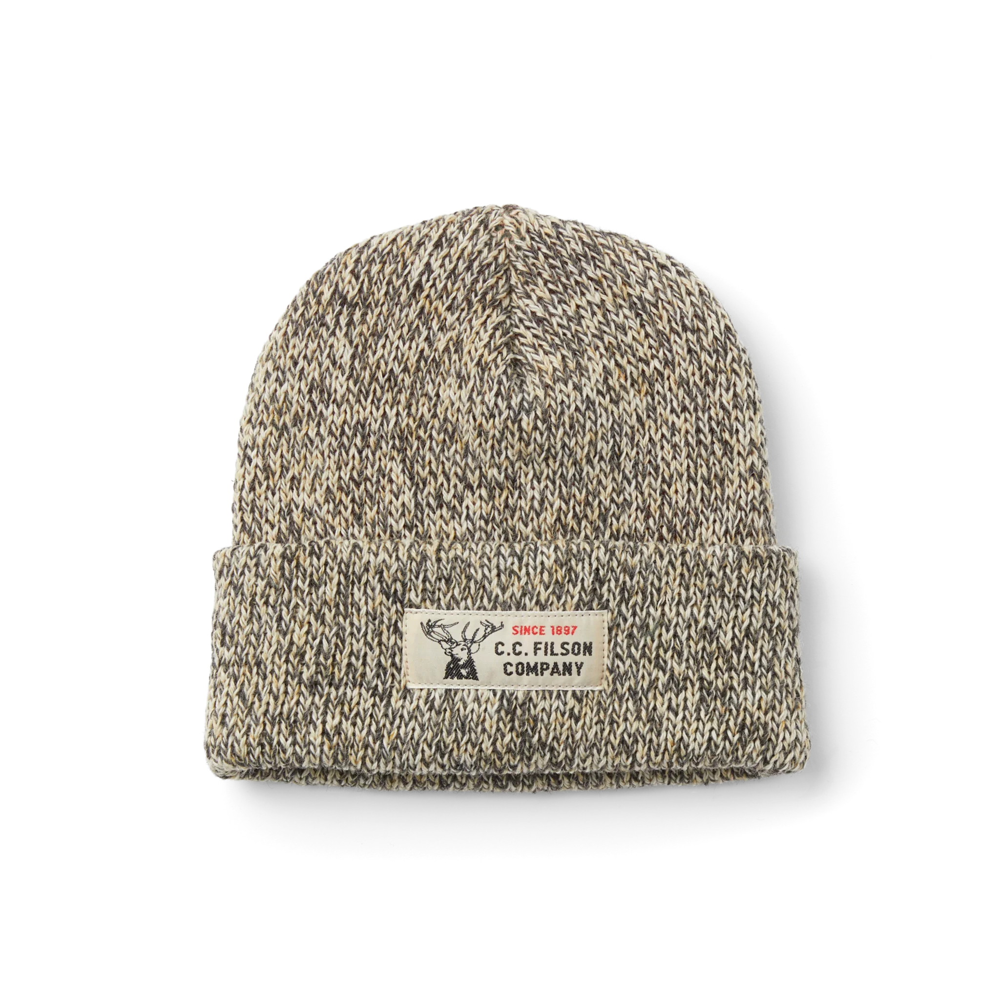 Lined Ragg Wool Beanie: Charcoal Heather