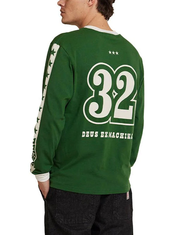 Round Up Long Sleeve Tee: Hillside Green (FINAL SALE)