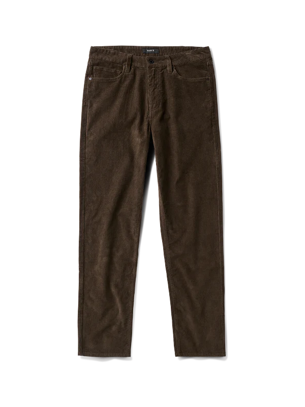 HWY 128 Cord Jeans: Dark Brown
