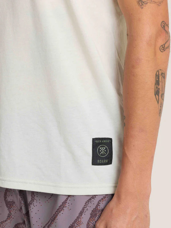 Mathis Core Short Sleeve Active Tee: Ivory