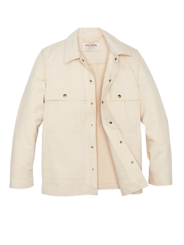 Dry Tin Cloth Forester Jac-Shirt: Natural Seed (FINAL SALE)
