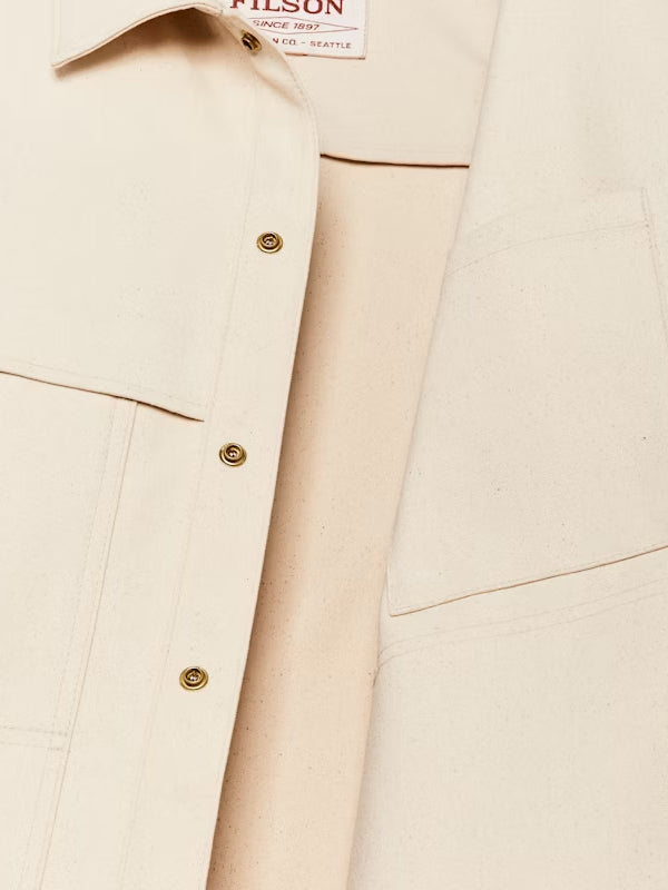 Dry Tin Cloth Forester Jac-Shirt: Natural Seed (FINAL SALE)