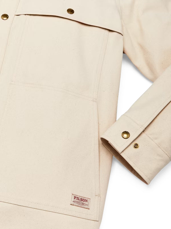 Dry Tin Cloth Forester Jac-Shirt: Natural Seed (FINAL SALE)