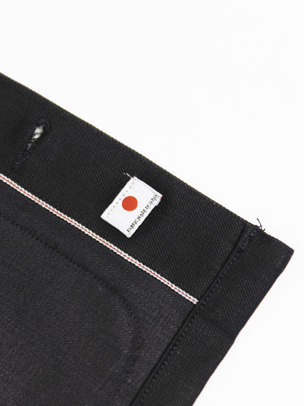13.5 oz. Selvedge Coverall Jacket: Black