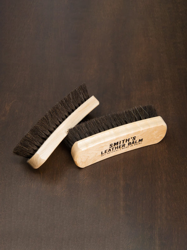 Horse Hair Leather Brush
