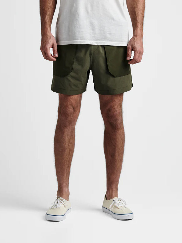 Happy Camper Shorts: Military