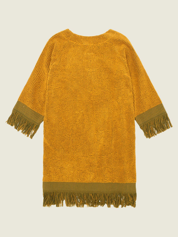 Odilia Terry Dress: Mustard (FINAL SALE)