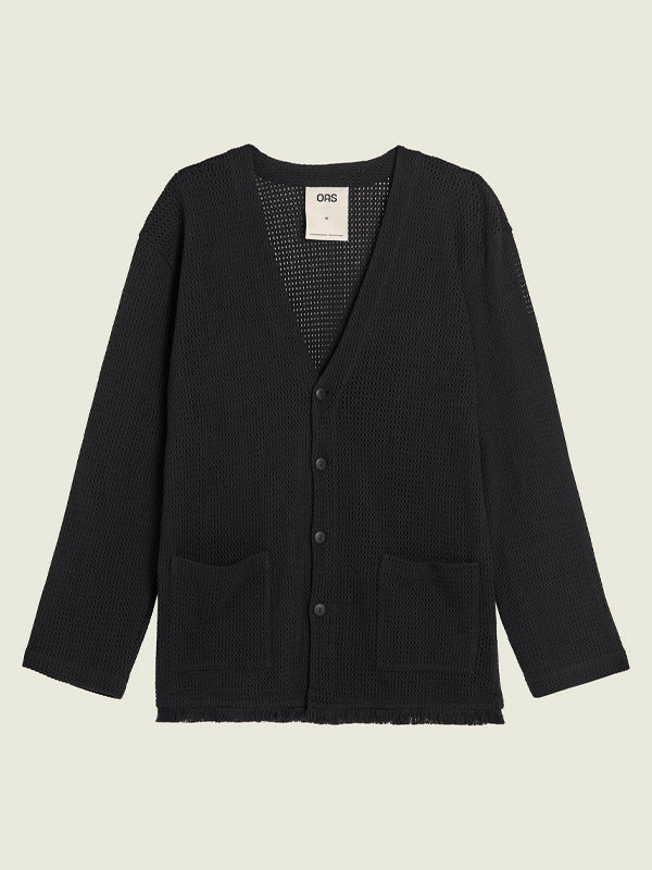 Nero Net Cardigan