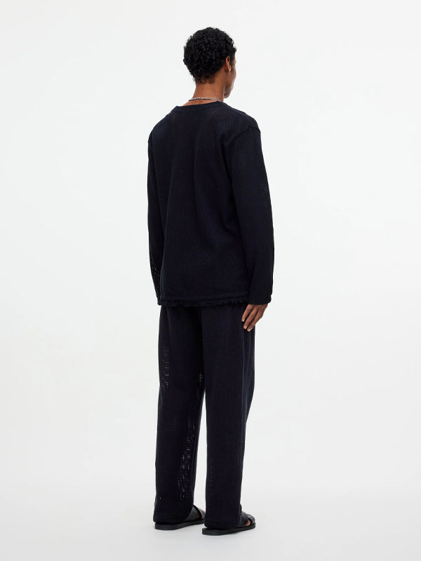 Nero Net Cardigan