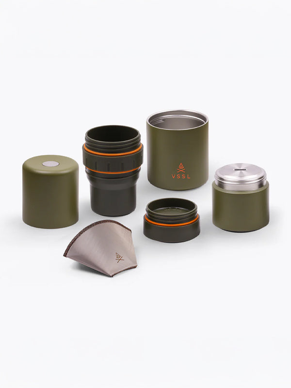 Nest Pour-Over Kit: Deep Moss