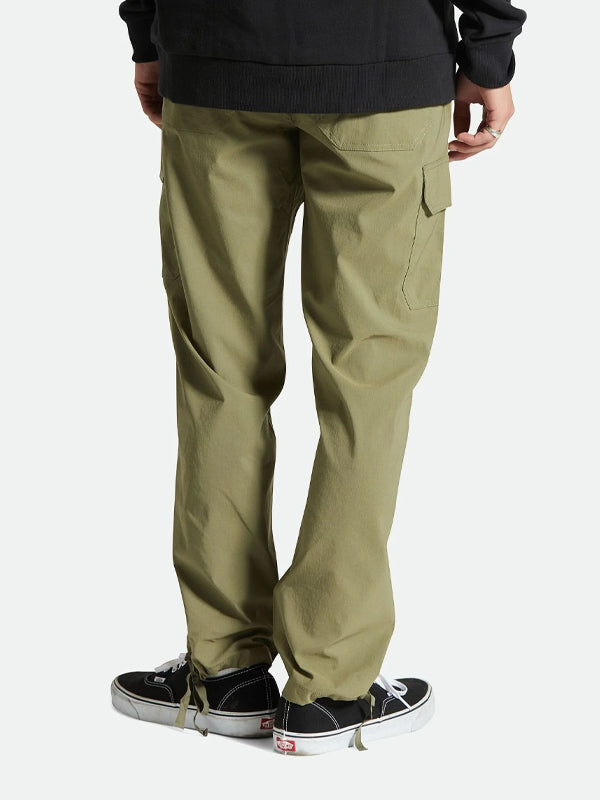 Waypoint Coolmax Cargo Pant in Olive Surplus, designed with breathable, moisture-wicking fabric for comfort and durability, featuring multiple pockets for functionality and a versatile olive green color.
