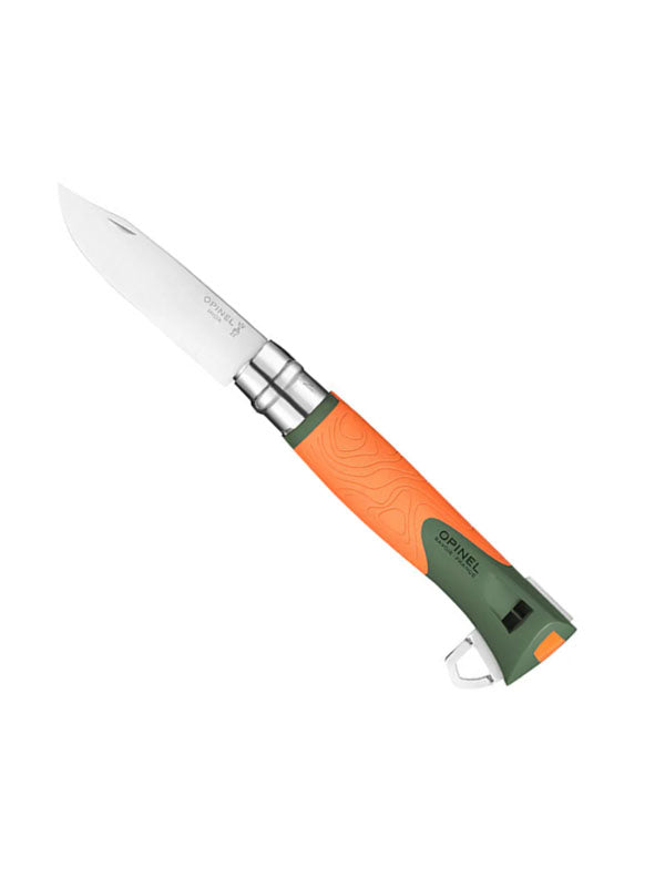 No.12 Explore Folding Knives with Tick Remover Tool: Orange