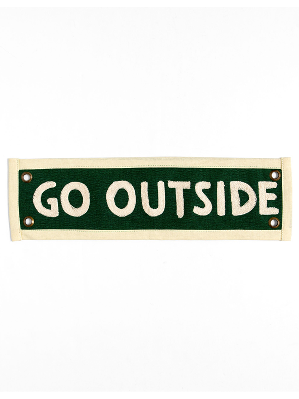 Canvas Banner: Go Outside