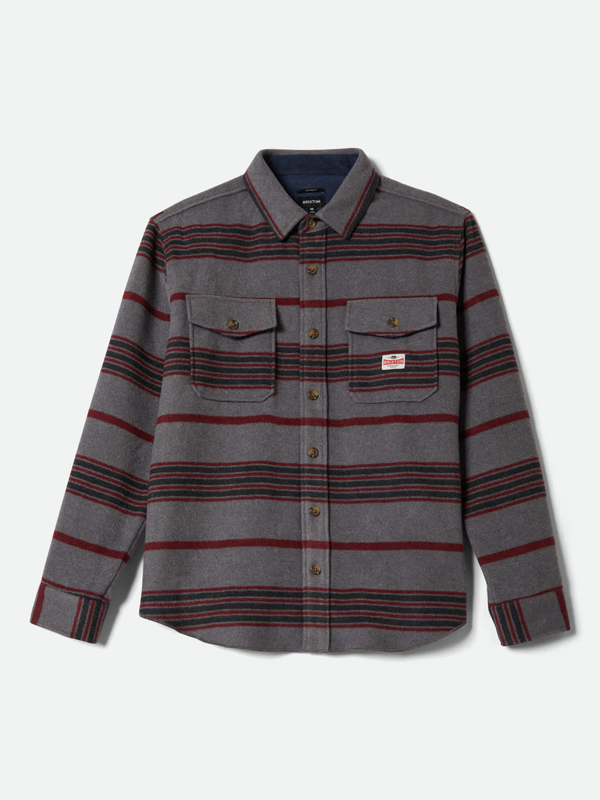 Altered Threads Overshirt: Multi Blanket Stripe